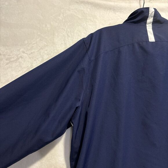 Under Armour Track Jacket Men’s XL Essential Woven Windbreaker Mesh Lined Blue - Picture 9 of 15